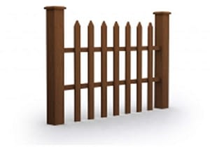 Wood Plastic Composite Fence Barrier